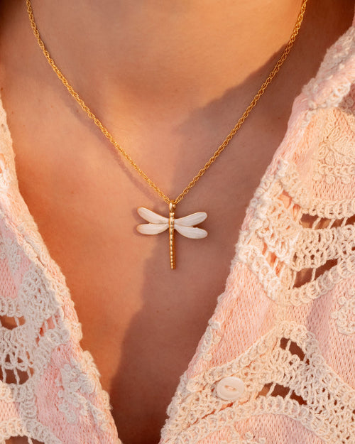 Set Collar + Aretes Libélula