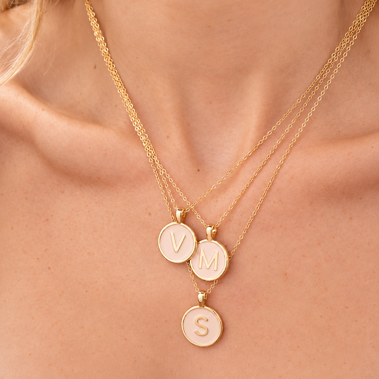 Cadena De Letras + Aretes
