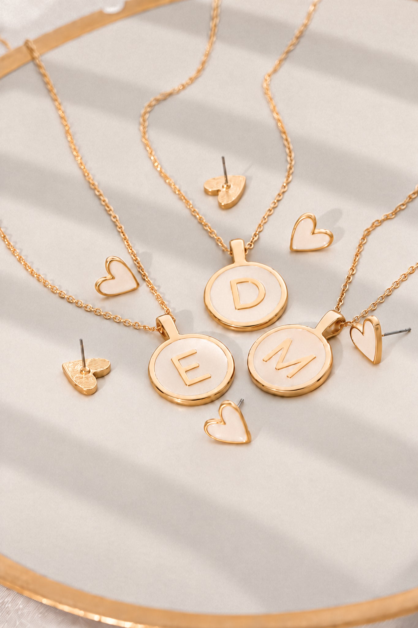 Cadena De Letras + Aretes