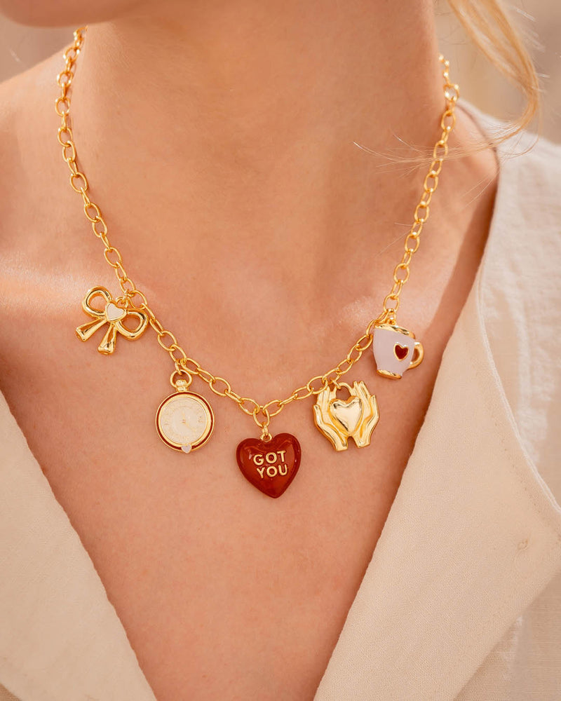 Collar Multicharms Formas del Amor